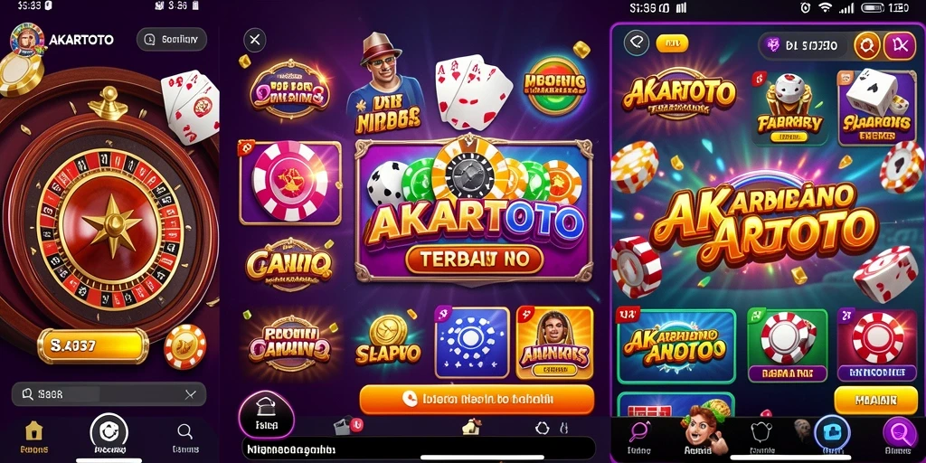 Tampilan gameplay seru di AKARTOTO, menjanjikan pengalaman Kasino yang menarik.