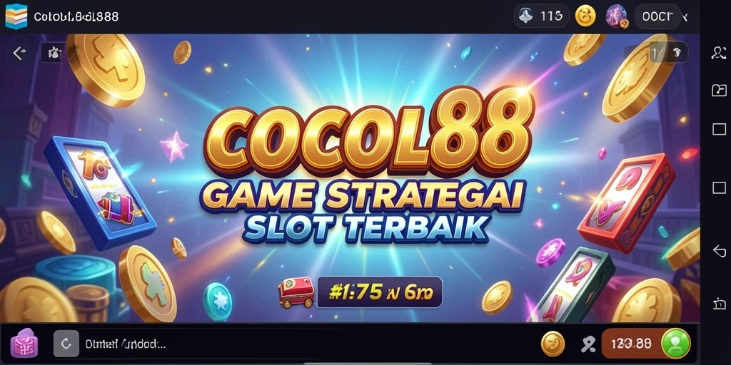 Menampilkan gameplay seru COCOL88 dengan grafis menawan.