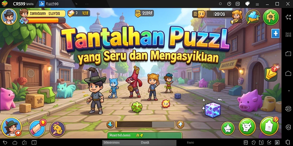 Tampilan menarik dari gameplay CRS99 yang penuh teka-teki.