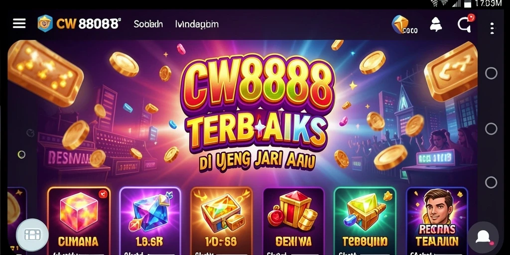 Tampilan gameplay Slot yang menegangkan dan seru di CW8888.
