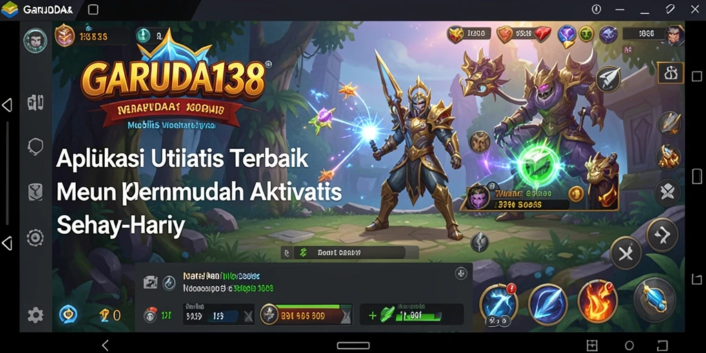 Tampilan antarmuka GARUDA138 yang bersih dan fungsional.