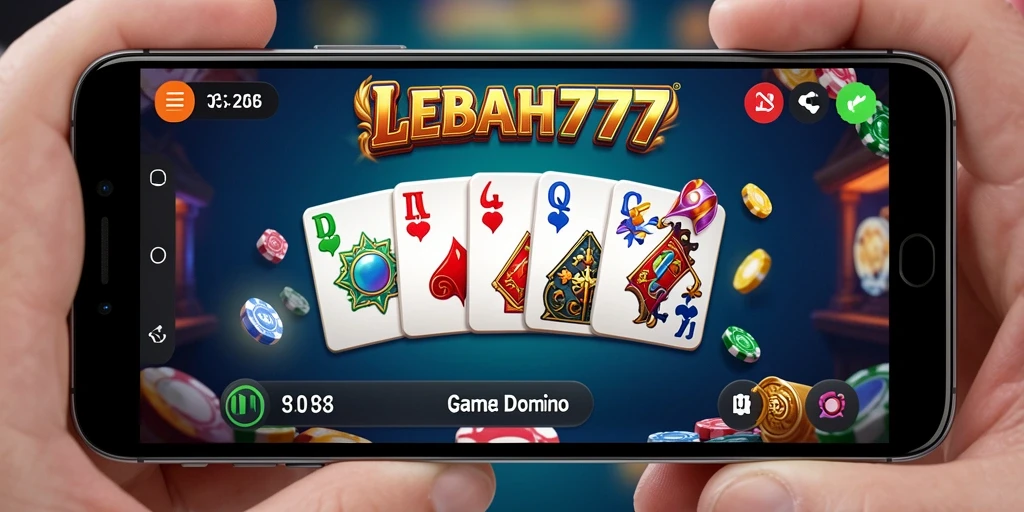 Tampilan gameplay Domino yang menarik di LEBAH777.