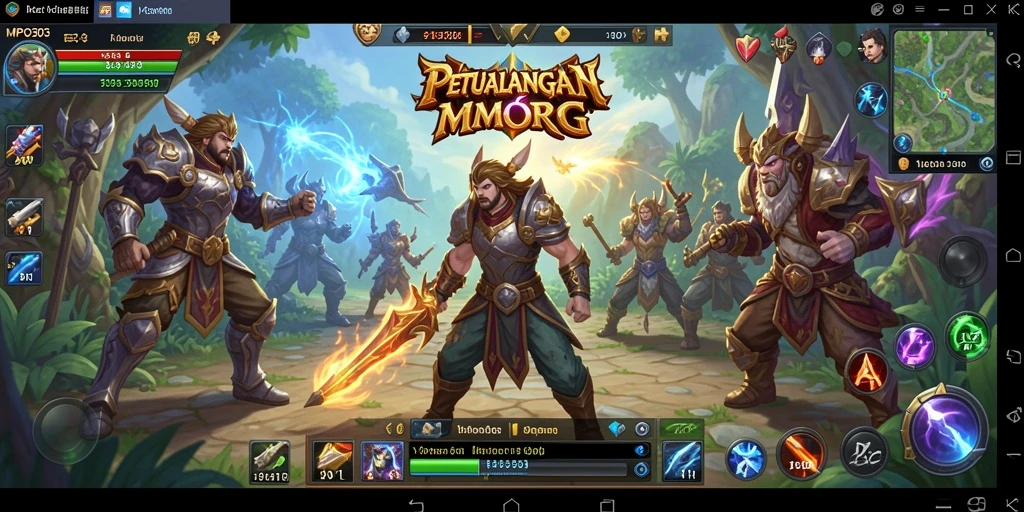 Menampilkan gameplay seru dan interaksi dalam MPO303.