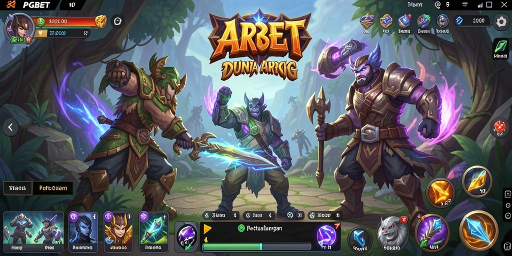 Tangkapan layar menampilkan aksi seru dalam gameplay ARPG PGBET.