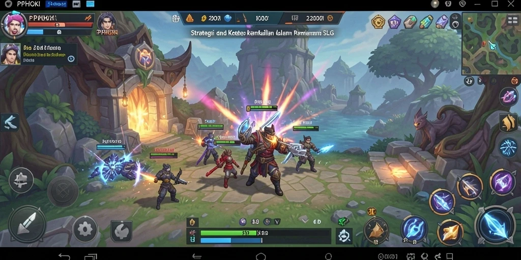 Gameplay PPHOKI yang menantang dan menarik dalam genre SLG.