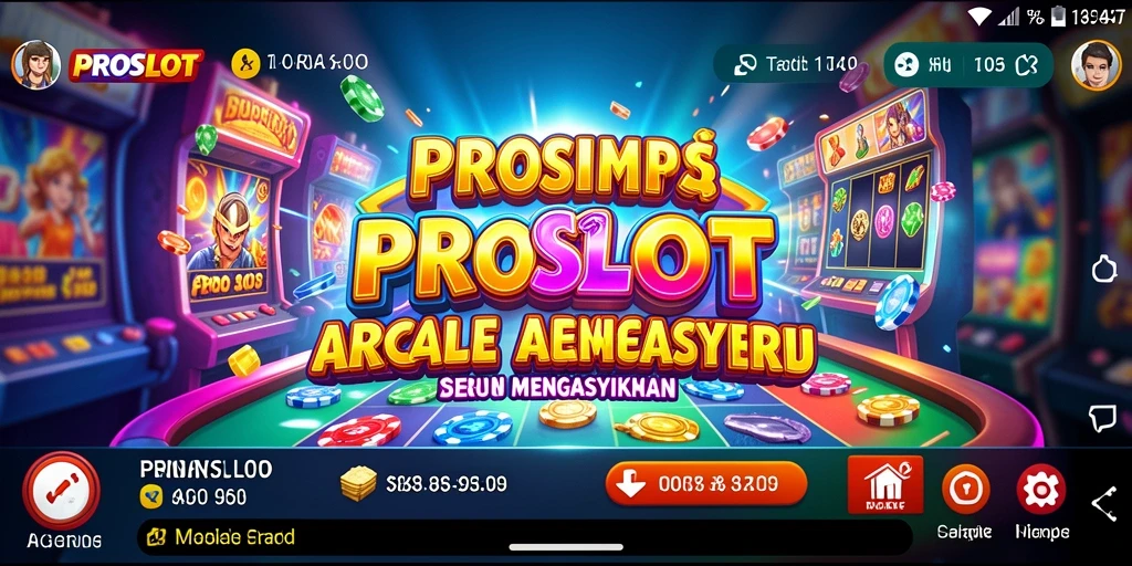 Tangkapan layar gameplay PROSLOT yang menampilkan keseruan permainan slot.