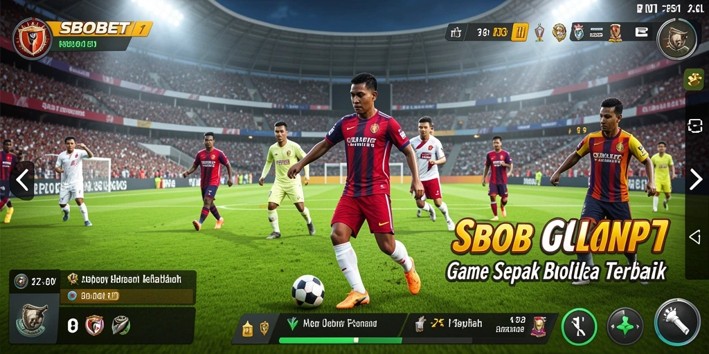 Tampilan gameplay SBOBET yang menegangkan dan mendebarkan dalam Football.