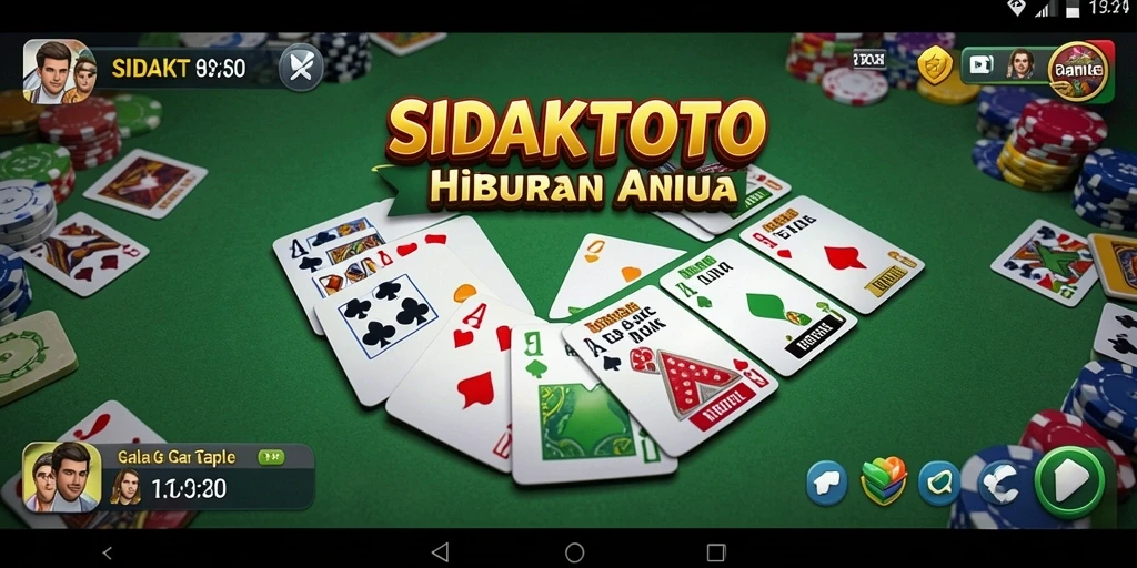 Tampilan screenshot utama menunjukkan gameplay Gaple yang seru.