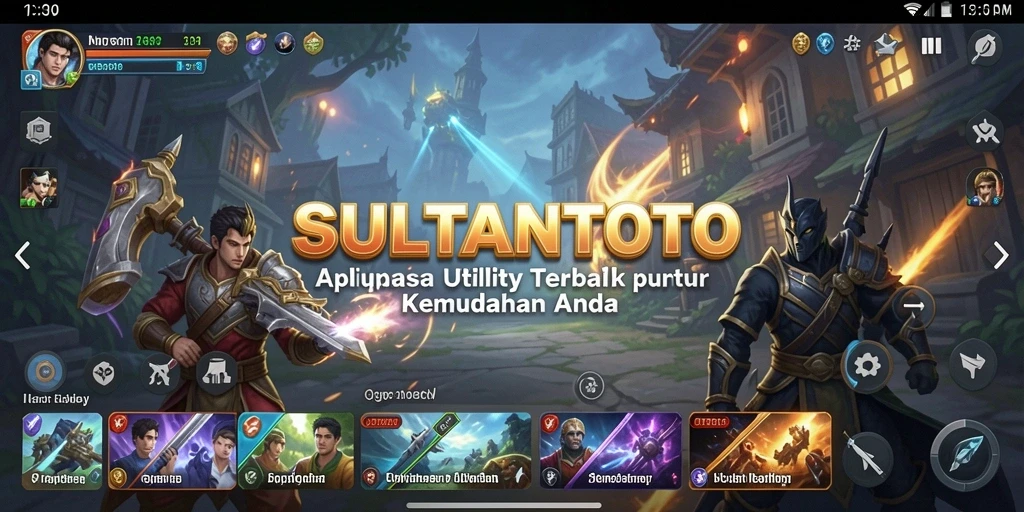 Tampilan antarmuka SULTANTOTO yang intuitif dan user-friendly.
