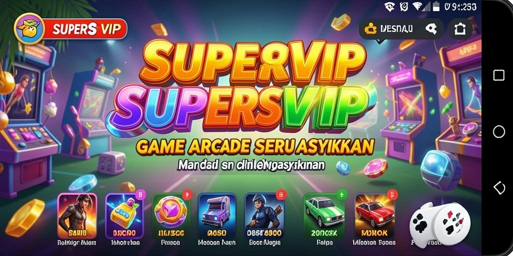 Tampilan gameplay seru dari SUPERSVIP yang menantang setiap pemain.