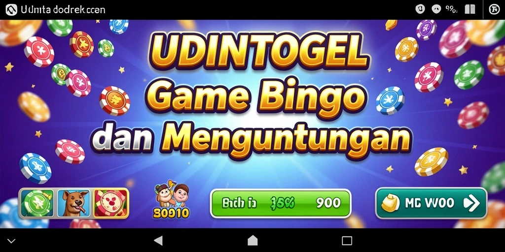 Tampilan gameplay seru dan interaktif dalam UDINTOGEL.